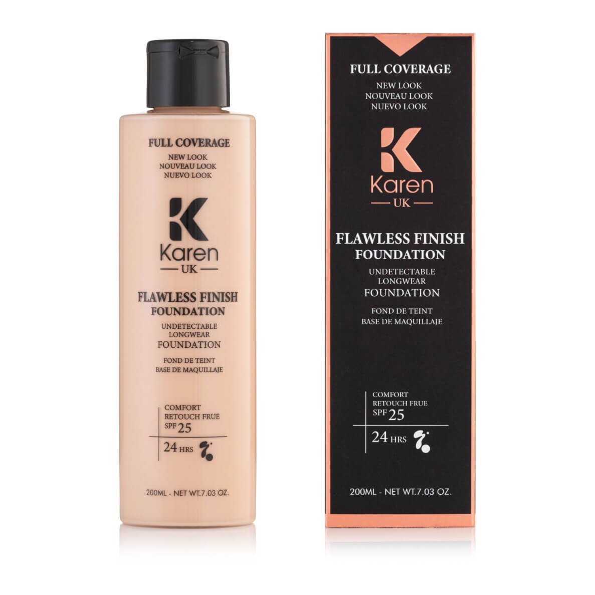 كريم أساس فلو ليس تغطية عالية #105