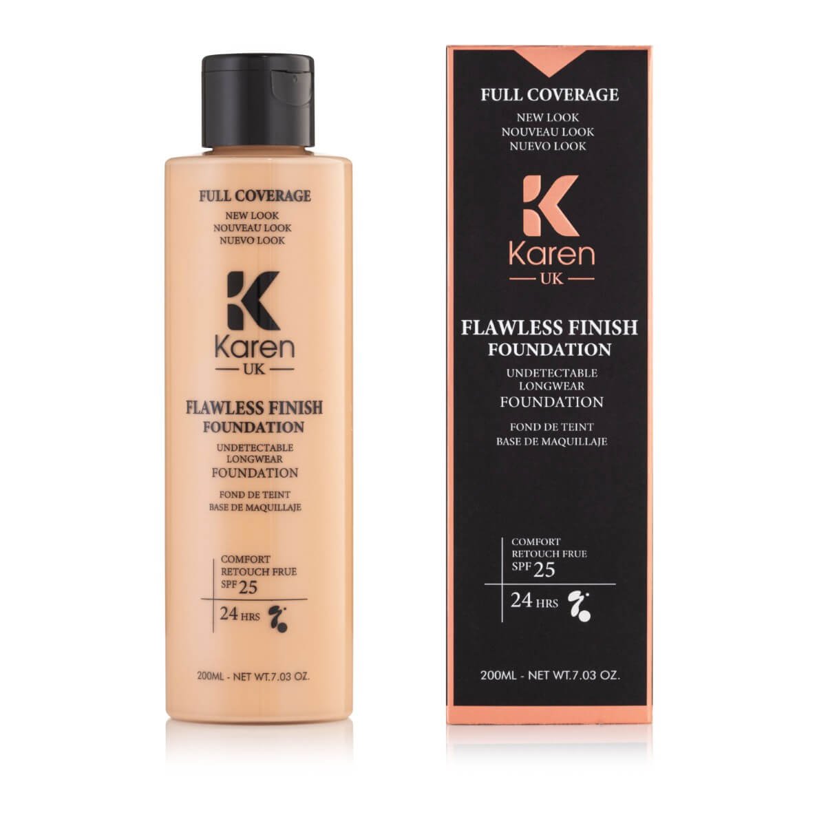 كريم أساس فلو ليس تغطية عالية #125